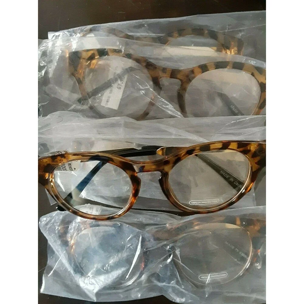 Lot of 5 Clear Fashion Adult Sunglasses 100% UV Protection (Value at $39.50)